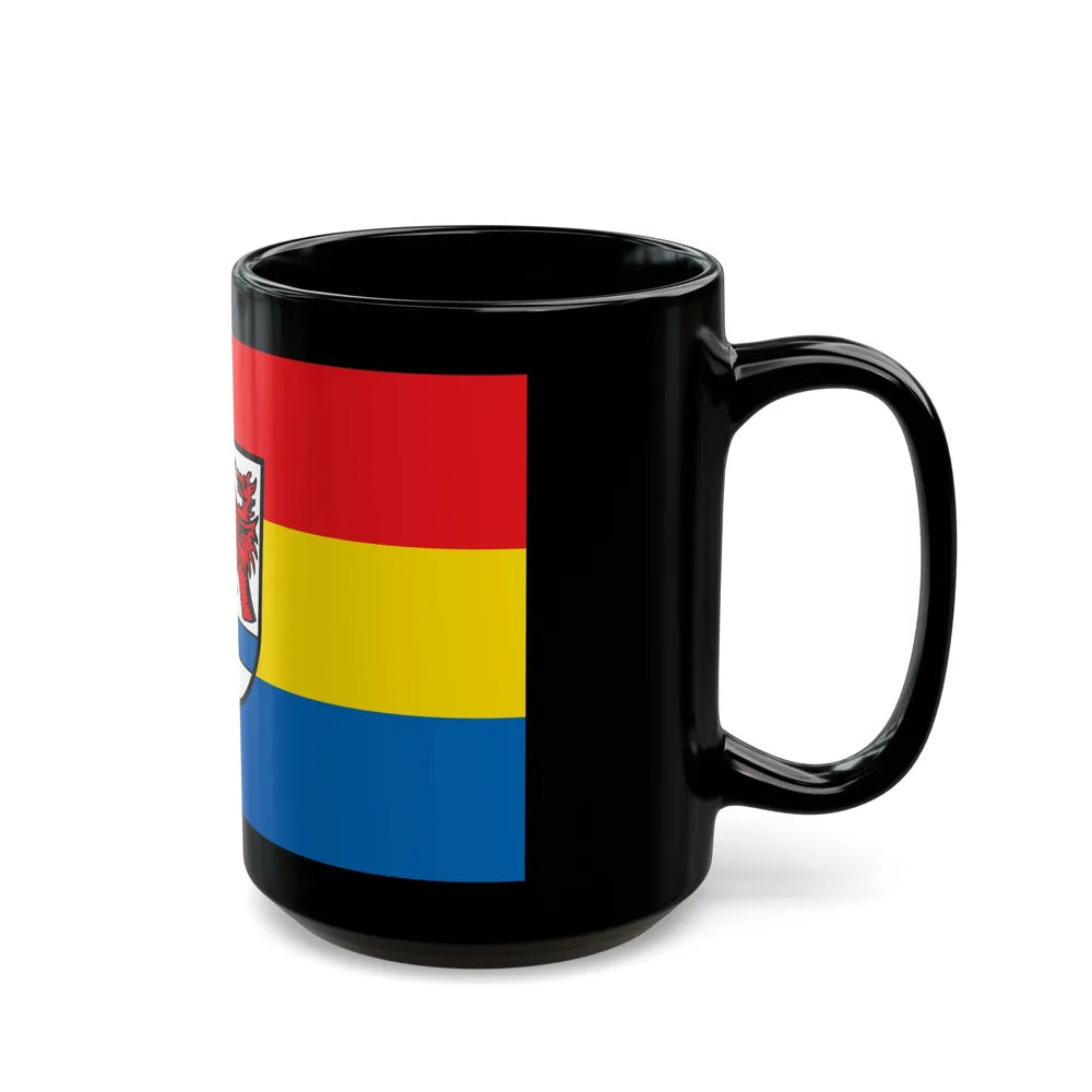 Flag of Tirschenreuth Germany - Black Coffee Mug-Go Mug Yourself