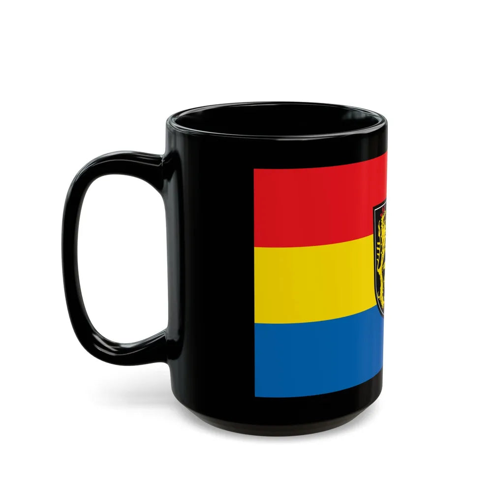 Flag of Tirschenreuth Germany - Black Coffee Mug-Go Mug Yourself