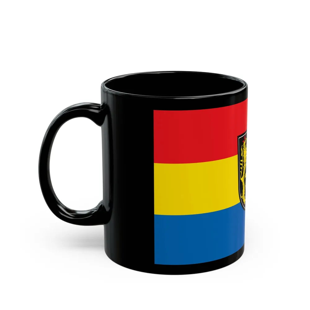 Flag of Tirschenreuth Germany - Black Coffee Mug-Go Mug Yourself