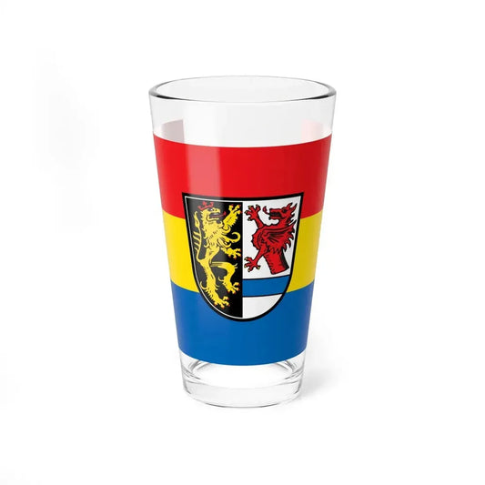 Flag of Tirschenreuth Germany - Pint Glass 16oz 16oz - Go Mug Yourself