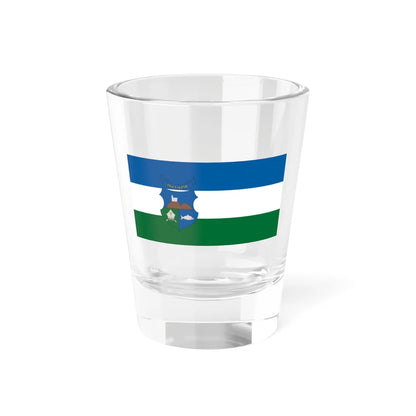 Flag of Tiszaalpar (Hungary) Shot Glass 1.5oz 1.5oz - Go Mug Yourself