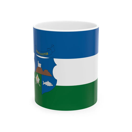 Flag of Tiszaalpar (Hungary) White Coffee Mug 11oz - Go Mug Yourself