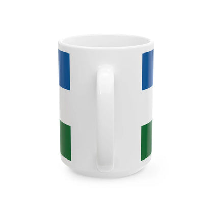 Flag of Tiszaalpar (Hungary) White Coffee Mug - Go Mug Yourself