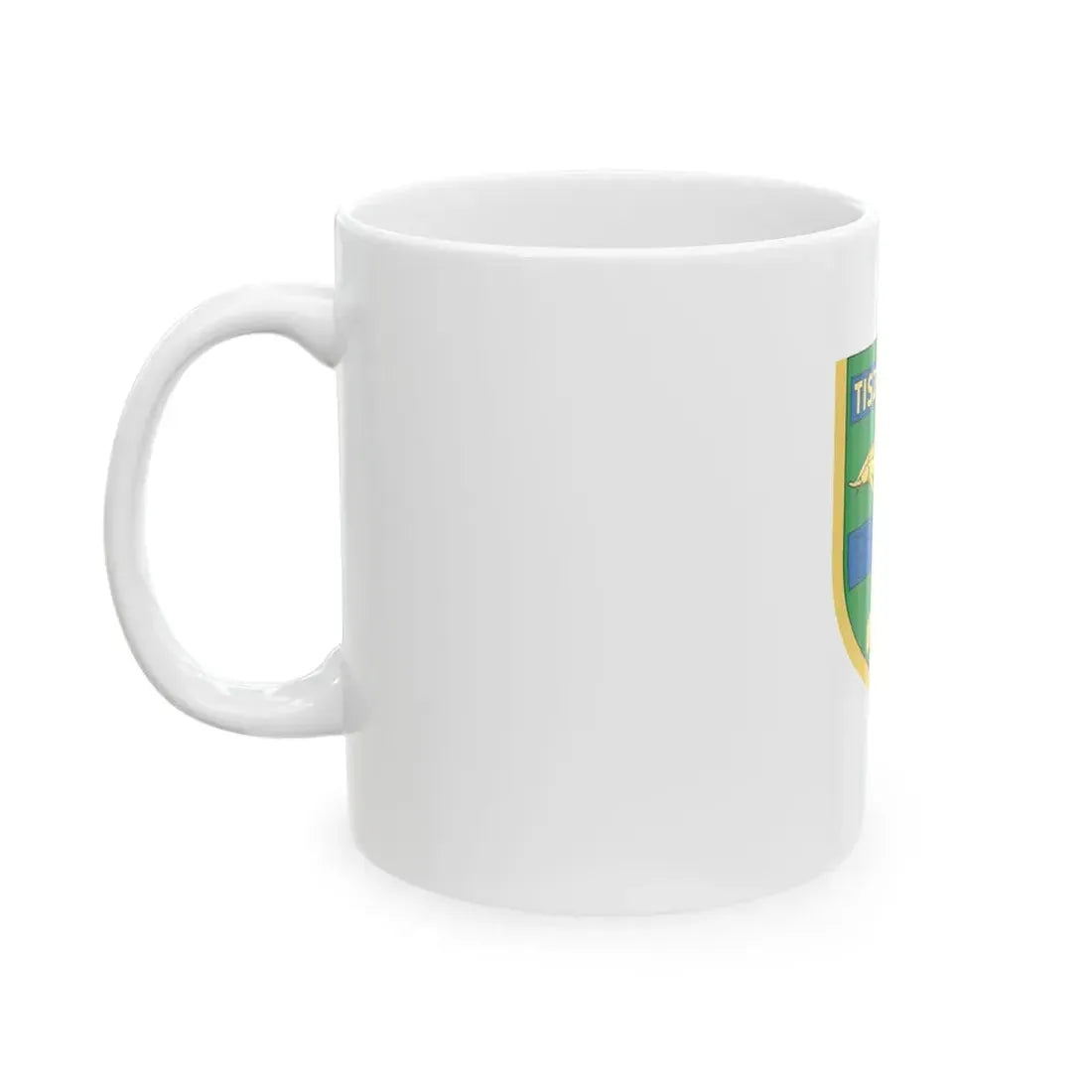 Flag of Tiszacsege (Hungary) White Coffee Mug - Go Mug Yourself
