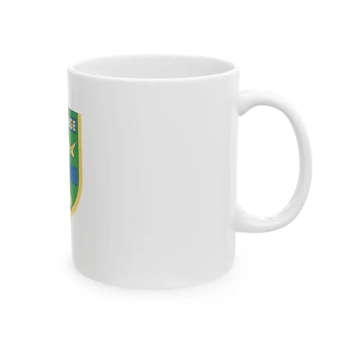 Flag of Tiszacsege (Hungary) White Coffee Mug - Go Mug Yourself