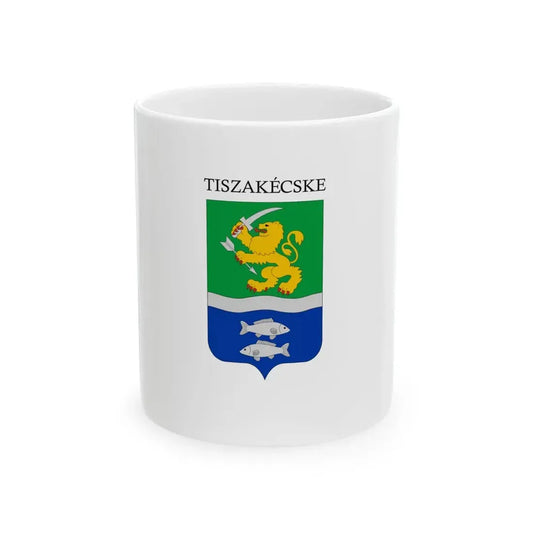 Flag of Tiszakecske (Hungary) White Coffee Mug 11oz - Go Mug Yourself