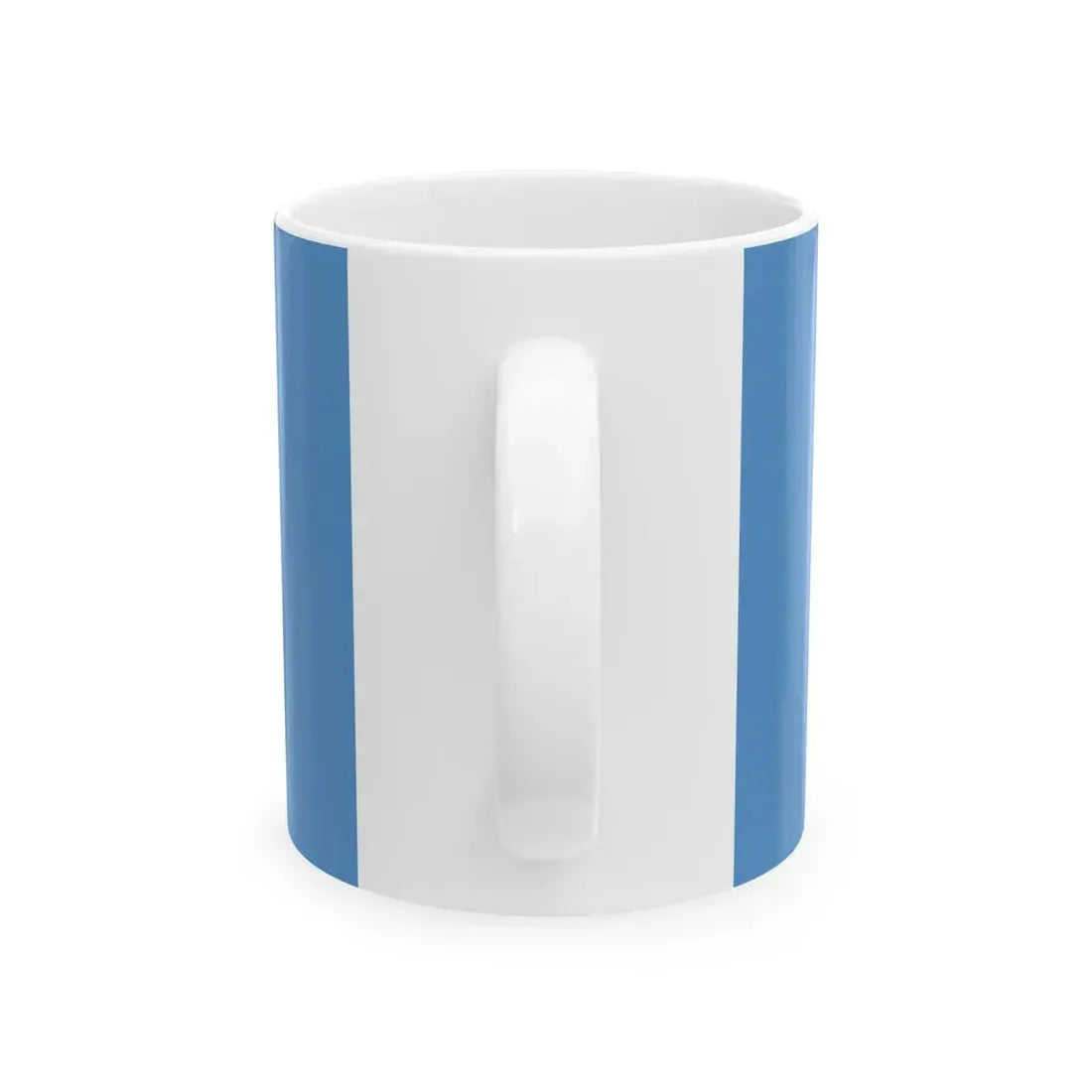 Flag of Tiszaug (Hungary) White Coffee Mug - Go Mug Yourself