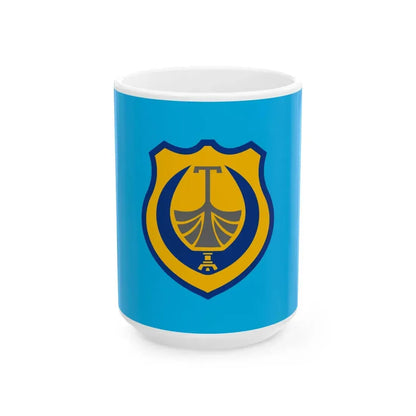 Flag of Tivat (Montenegro) White Coffee Mug 15oz - Go Mug Yourself