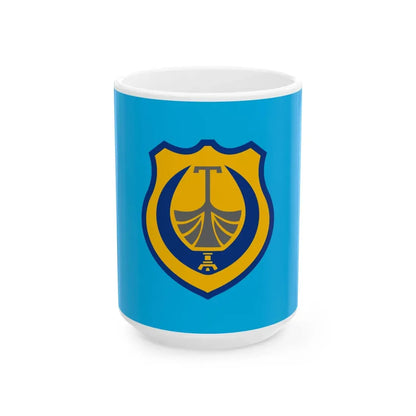 Flag of Tivat (Montenegro) White Coffee Mug 15oz - Go Mug Yourself
