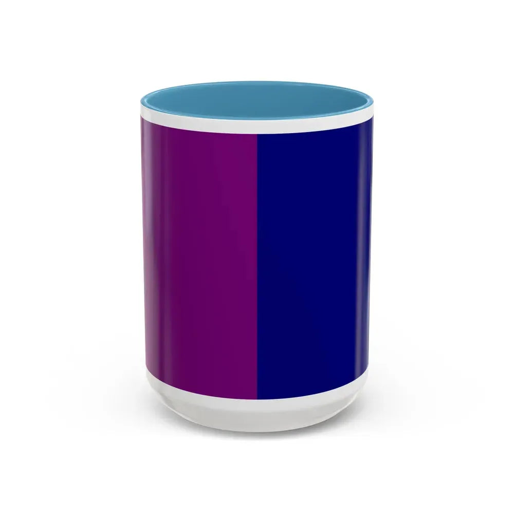 Flag of Tivoli Italy - Accent Coffee Mug 15oz Light Blue - Go Mug Yourself