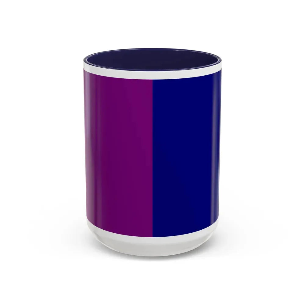 Flag of Tivoli Italy - Accent Coffee Mug 15oz Navy - Go Mug Yourself
