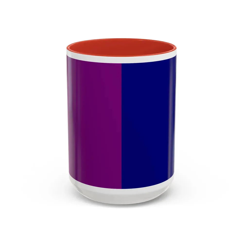 Flag of Tivoli Italy - Accent Coffee Mug 15oz Red - Go Mug Yourself