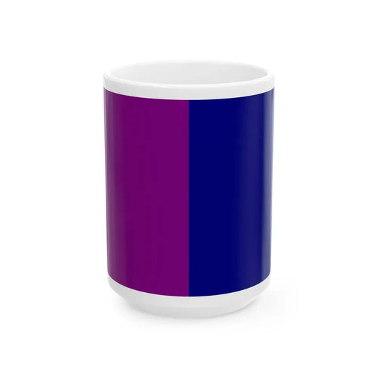 Flag of Tivoli Italy - White Coffee Mug 15oz - Go Mug Yourself