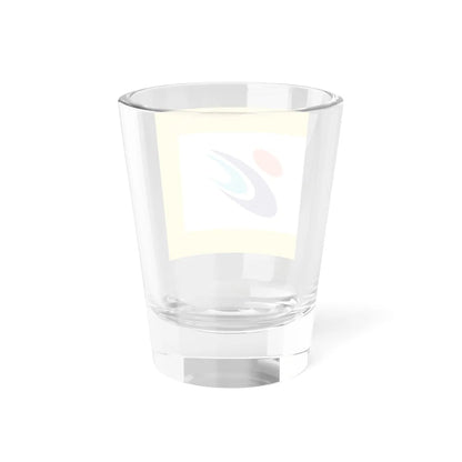 Flag of Tōmi Nagano fringed (Japan) Shot Glass 1.5oz - Go Mug Yourself