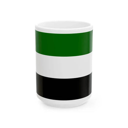 Flag of TNTJ (India) White Coffee Mug 15oz - Go Mug Yourself