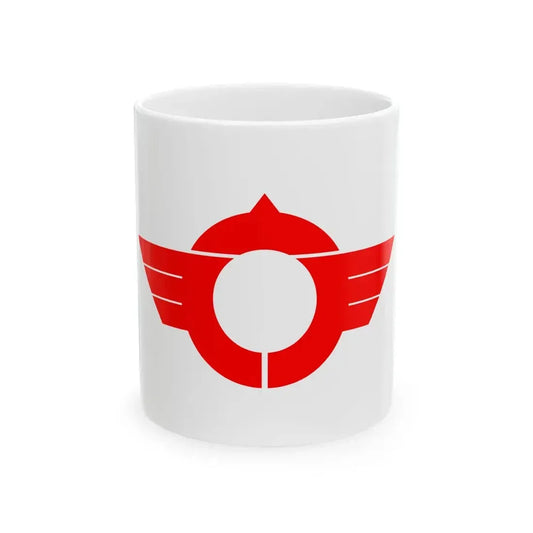 Flag of Toba Mie (Japan) White Coffee Mug 11oz - Go Mug Yourself