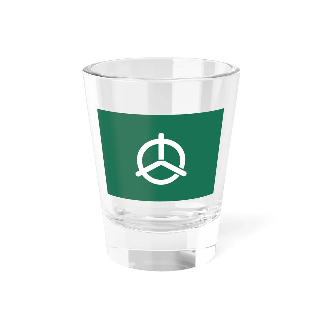 Flag of Tobe Ehime (Japan) Shot Glass 1.5oz 1.5oz - Go Mug Yourself