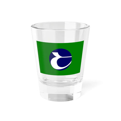 Flag of Tobetsu Hokkaido (Japan) Shot Glass 1.5oz 1.5oz - Go Mug Yourself