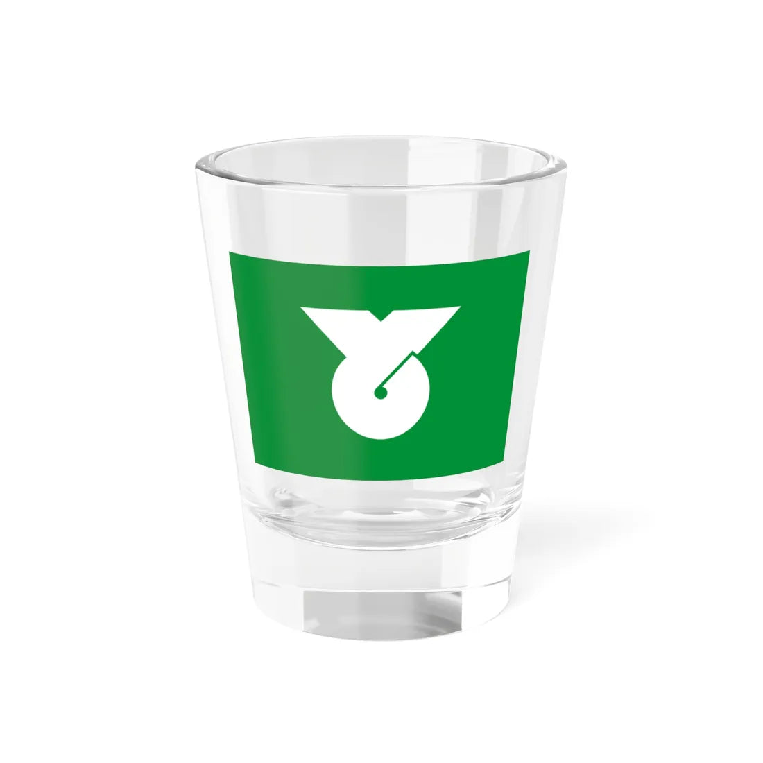 Flag of Tobishima Aichi (Japan) Shot Glass 1.5oz 1.5oz - Go Mug Yourself