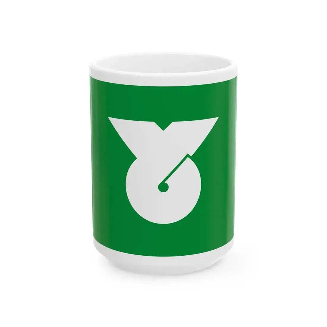 Flag of Tobishima Aichi (Japan) White Coffee Mug 15oz - Go Mug Yourself