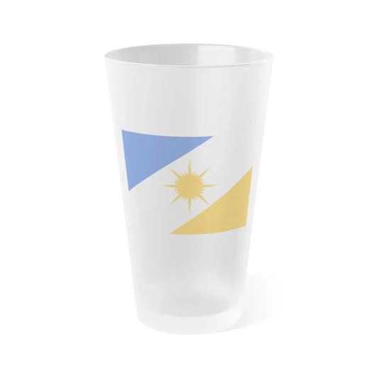 Flag of Tocantins Brazil - Frosted Pint Glass 16oz 16oz Frosted - Go Mug Yourself