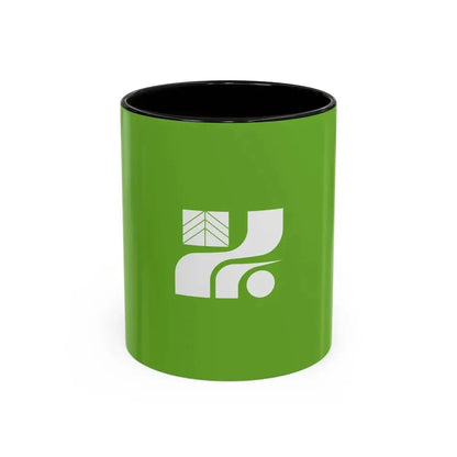 Flag of Tochigi Prefecture Japan - Accent Coffee Mug 11oz Black - Go Mug Yourself
