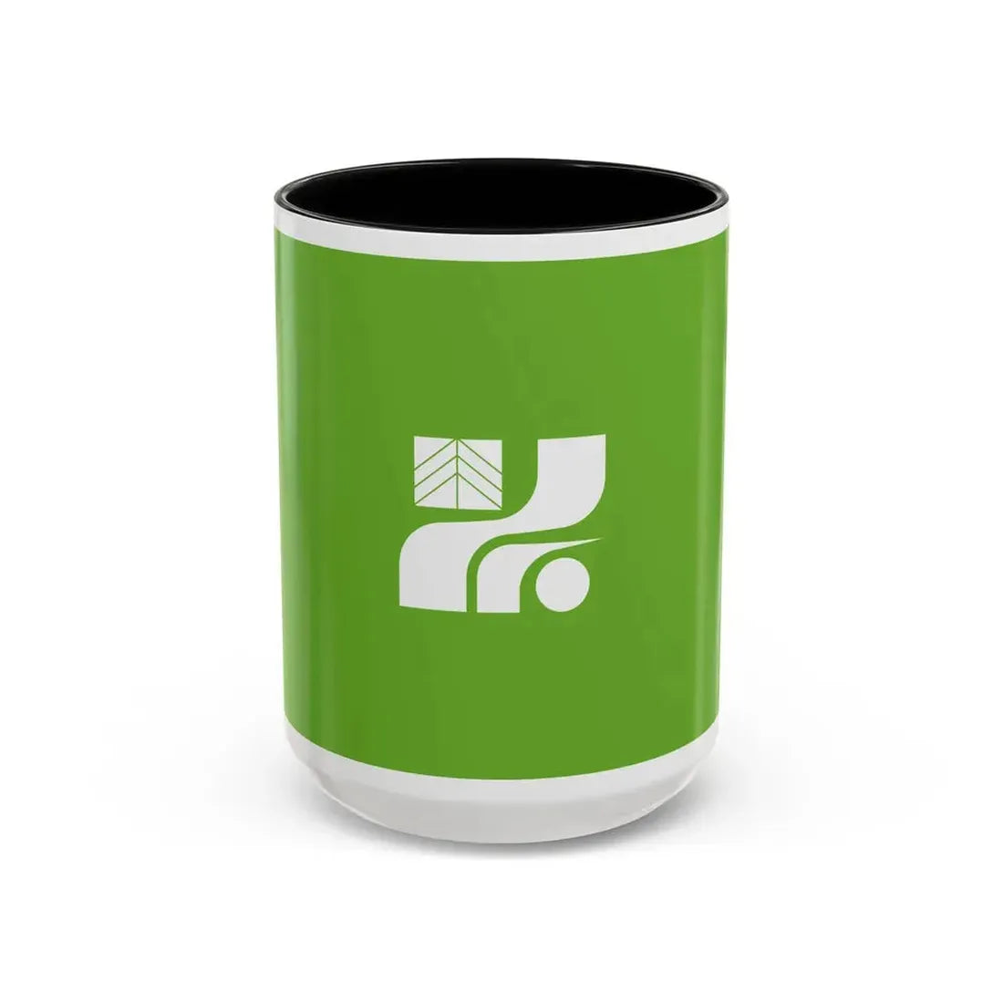 Flag of Tochigi Prefecture Japan - Accent Coffee Mug 15oz Black - Go Mug Yourself