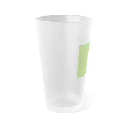 Flag of Tochigi Prefecture Japan - Frosted Pint Glass 16oz - Go Mug Yourself