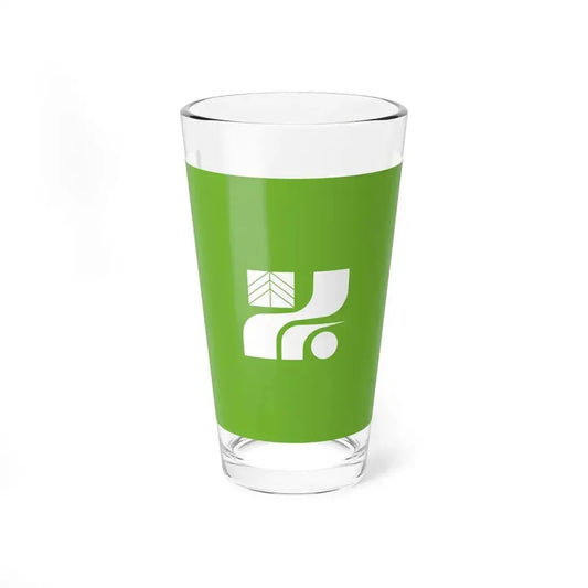 Flag of Tochigi Prefecture Japan - Pint Glass 16oz 16oz - Go Mug Yourself
