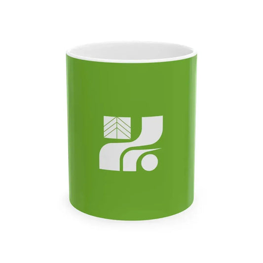 Flag of Tochigi Prefecture Japan - White Coffee Mug 11oz - Go Mug Yourself