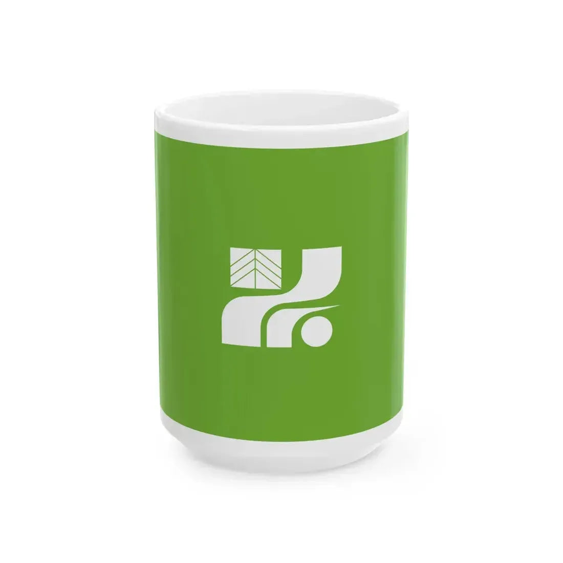 Flag of Tochigi Prefecture (Japan) White Coffee Mug 15oz - Go Mug Yourself