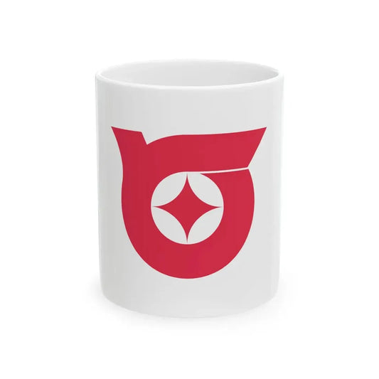 Flag of Toda Saitama (Japan) White Coffee Mug 11oz - Go Mug Yourself