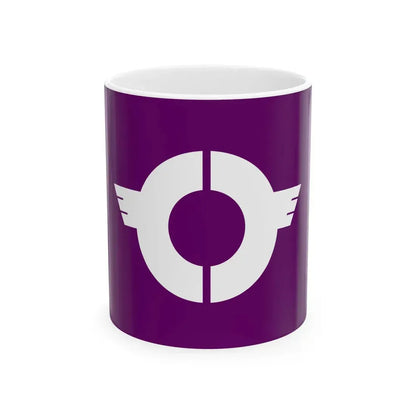 Flag of Togane Chiba (Japan) White Coffee Mug 11oz - Go Mug Yourself