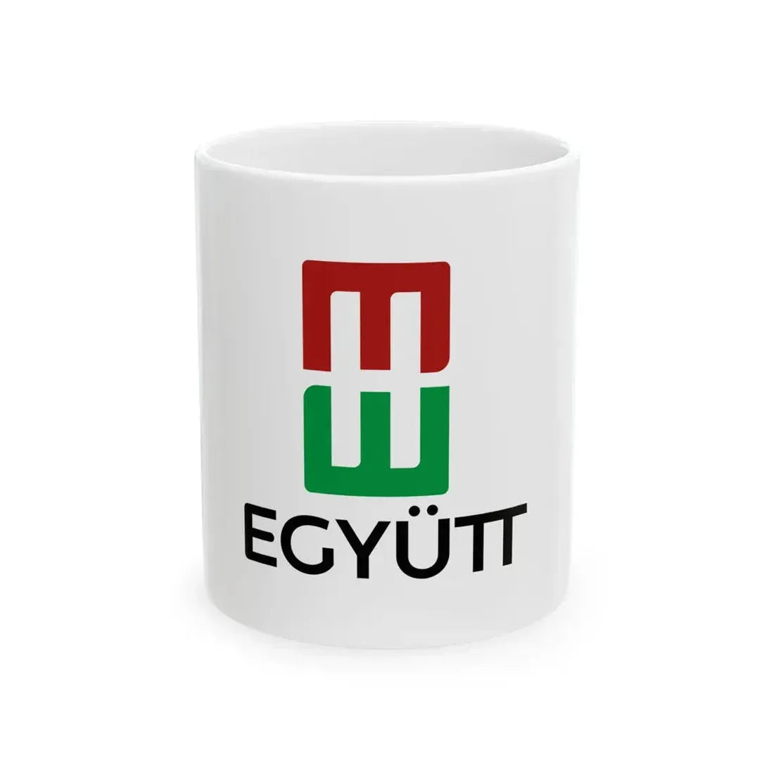 Flag of Together Hungary (Hungary) White Coffee Mug 11oz - Go Mug Yourself