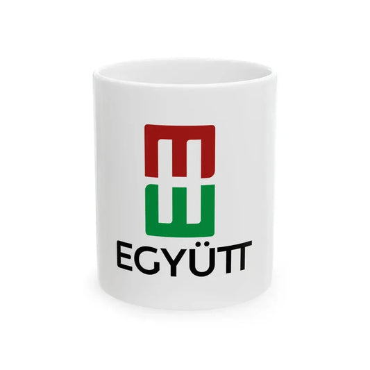 Flag of Together Hungary (Hungary) White Coffee Mug 11oz - Go Mug Yourself