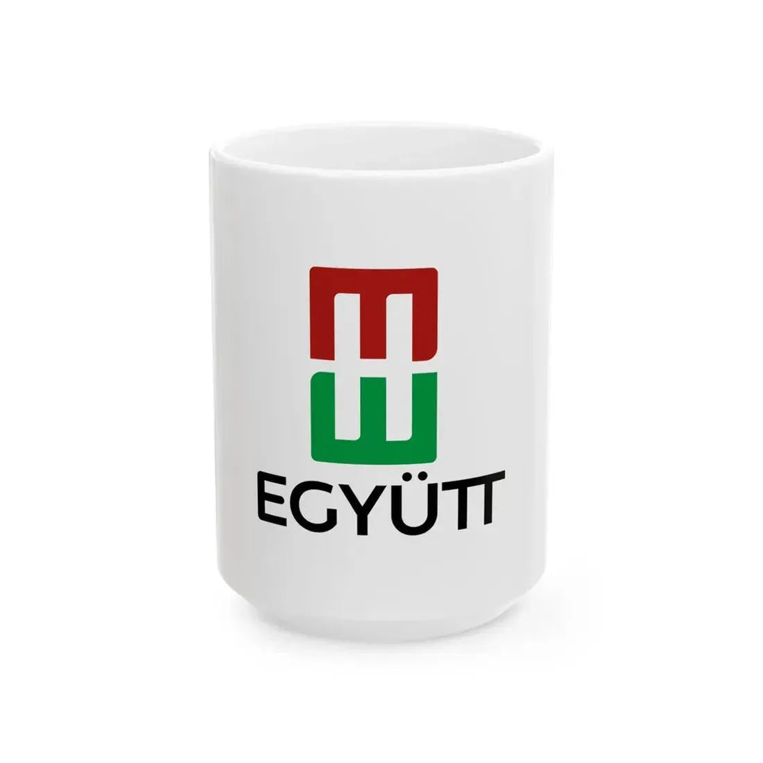Flag of Together Hungary (Hungary) White Coffee Mug 15oz - Go Mug Yourself