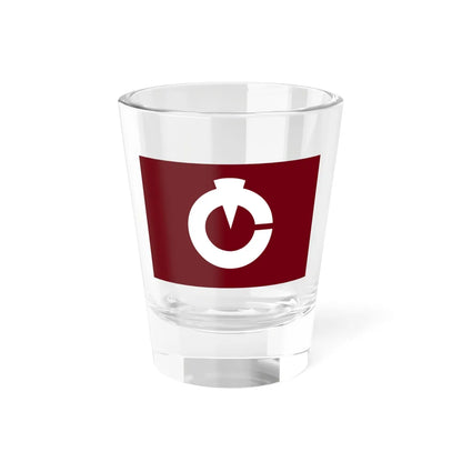 Flag of Togitsu Nagasaki (Japan) Shot Glass 1.5oz 1.5oz - Go Mug Yourself