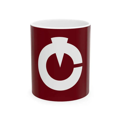 Flag of Togitsu Nagasaki (Japan) White Coffee Mug 11oz - Go Mug Yourself