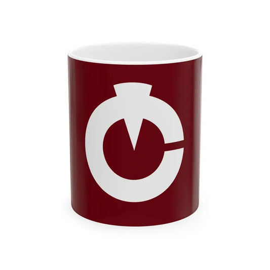 Flag of Togitsu Nagasaki (Japan) White Coffee Mug 11oz - Go Mug Yourself