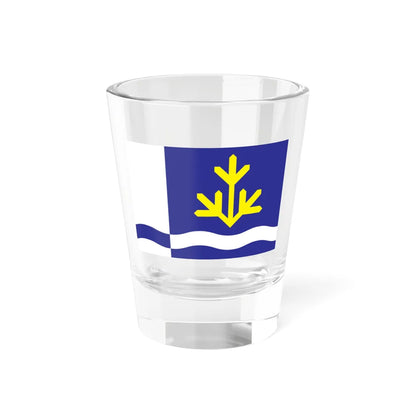 Flag of Toila Parish (Estonia) Shot Glass 1.5oz 1.5oz - Go Mug Yourself