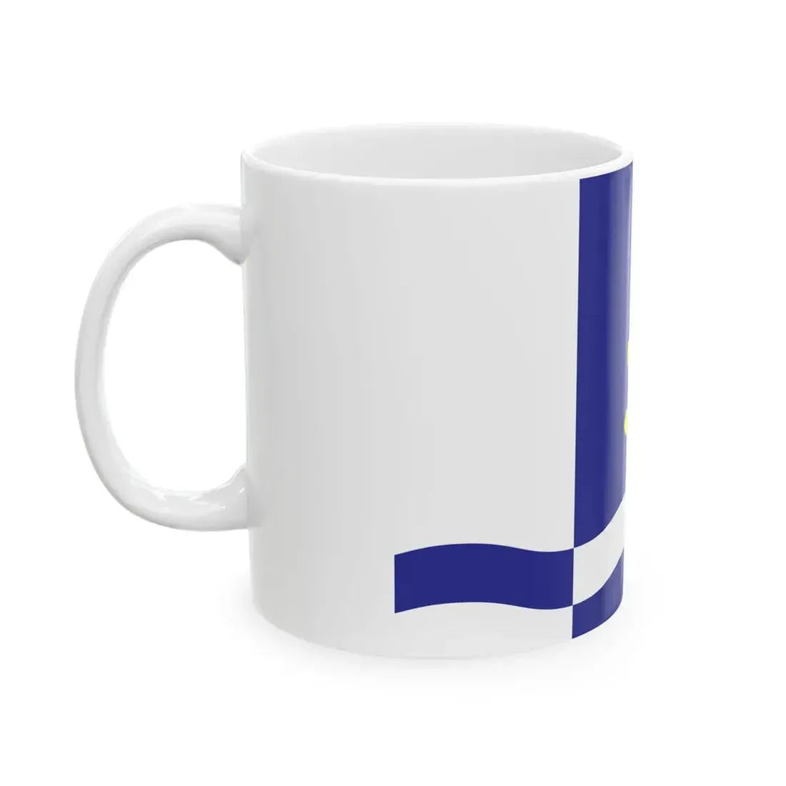 Flag of Toila Parish (Estonia) White Coffee Mug - Go Mug Yourself