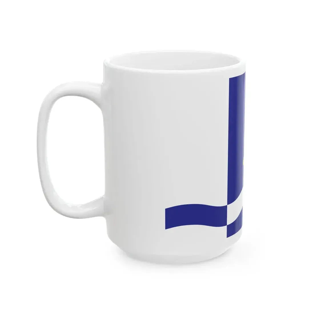 Flag of Toila Parish (Estonia) White Coffee Mug - Go Mug Yourself