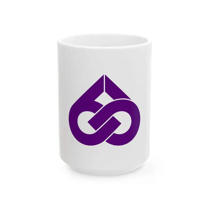 Flag of Tokai Aichi (Japan) White Coffee Mug 15oz - Go Mug Yourself