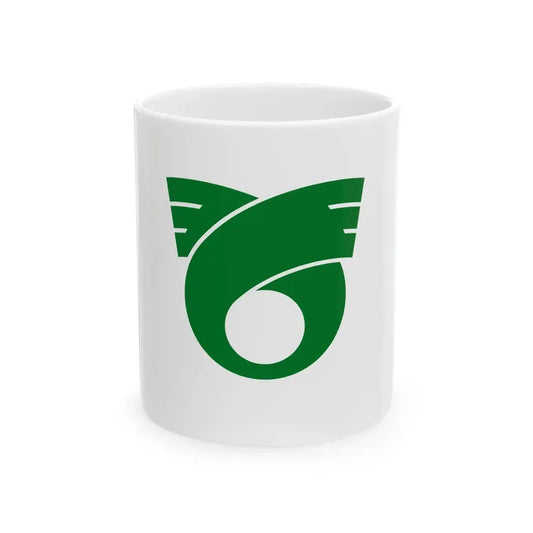Flag of Tokai Ibaraki (Japan) White Coffee Mug 11oz - Go Mug Yourself