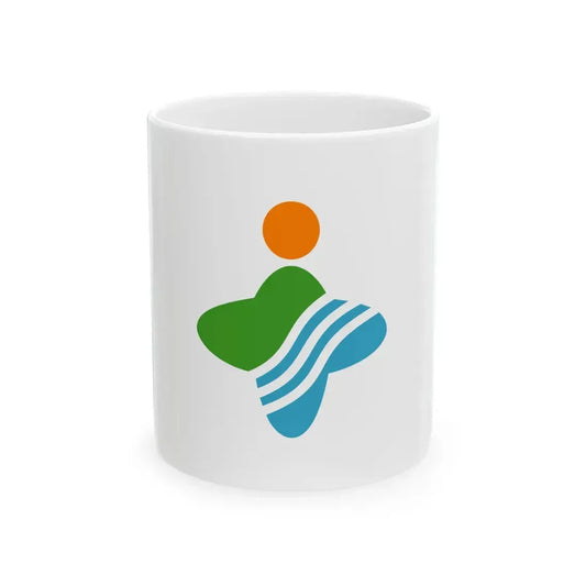 Flag of Tokamachi Niigata (Japan) White Coffee Mug 11oz - Go Mug Yourself