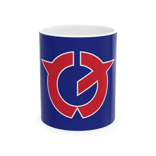 Flag of Tokashiki Okinawa (Japan) White Coffee Mug 11oz - Go Mug Yourself