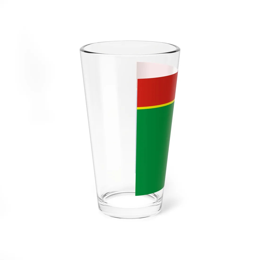 Flag of Tokmak (Ukraine) Pint Glass 16oz - Go Mug Yourself