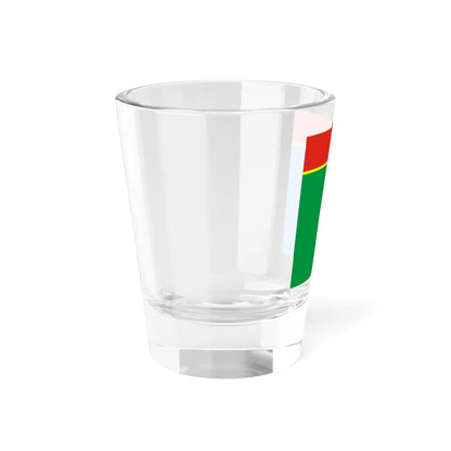 Flag of Tokmak (Ukraine) Shot Glass 1.5oz - Go Mug Yourself