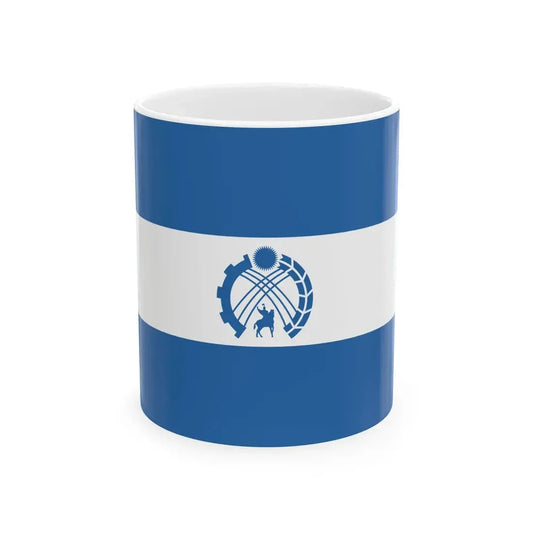 Flag of Tokmok (Kyrgyzstan) White Coffee Mug 11oz - Go Mug Yourself