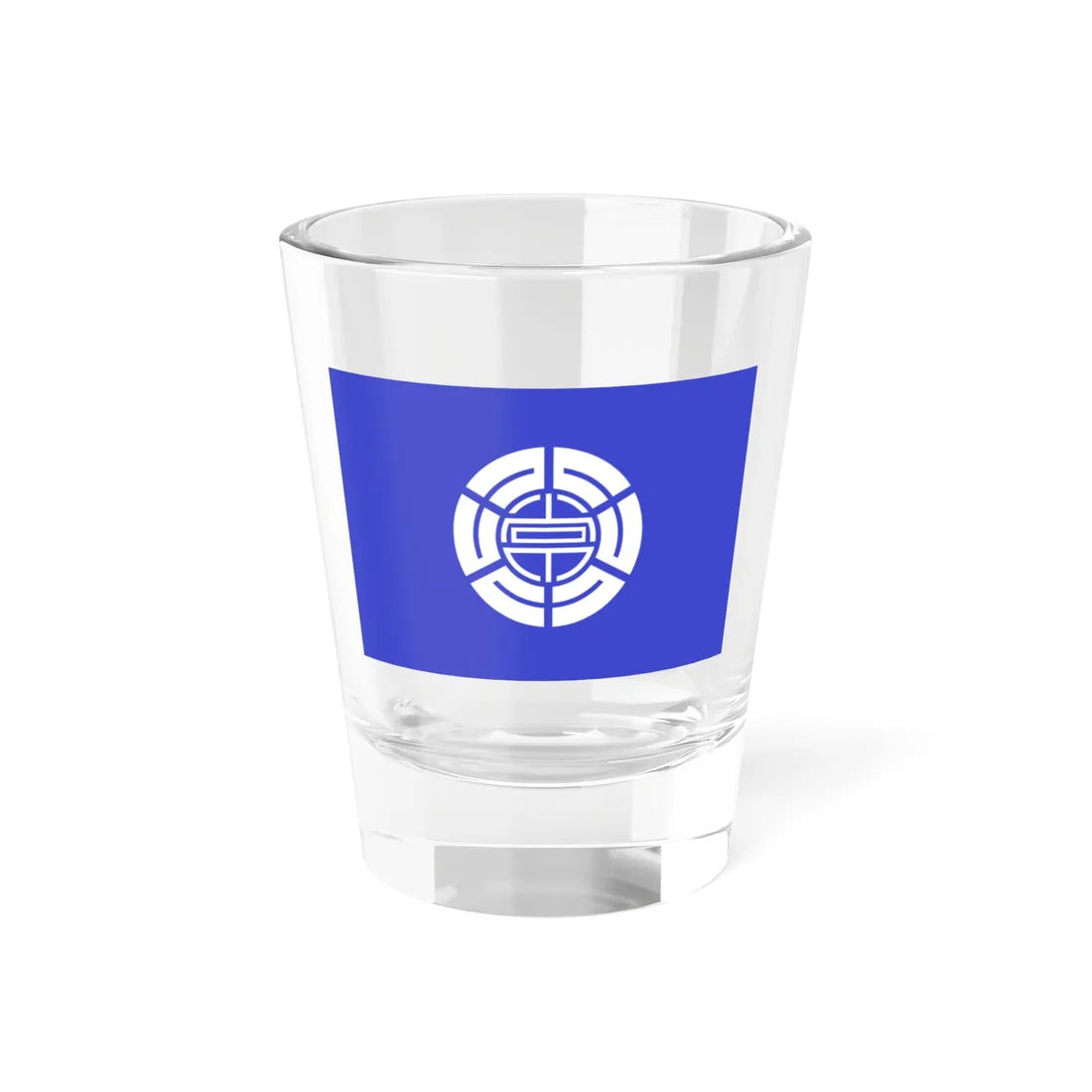 Flag of Tokoro Hokkaido 1950-2006 (Japan) Shot Glass 1.5oz 1.5oz - Go Mug Yourself
